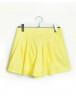 Falda short con pliegues