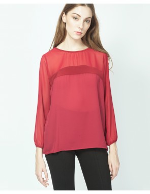 Blusa transparencia