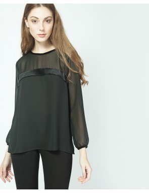 Blusa transparencia