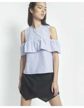 Blusa con volantes