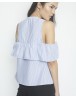 Blusa con volantes