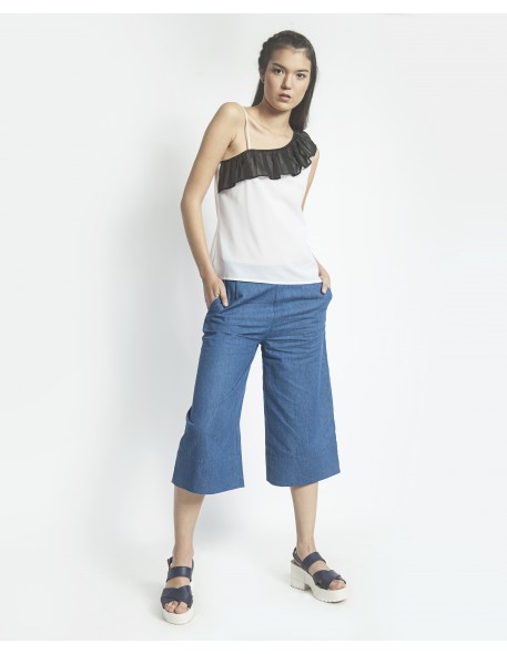 Culotte denim